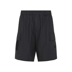 Moncler Black Bermuda Shorts With Cargo Pockets - NWT